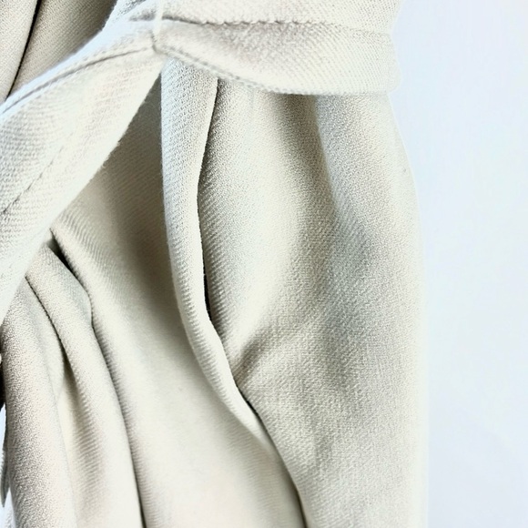 BOSS Hugo Boss Kallmi Beige Sleeveless Tie-Waist Trench Coat - Picture 6 of 15